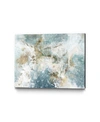 Giant Art 24" X 18" Waking Hour Museum Mounted Canvas Print In Blue
