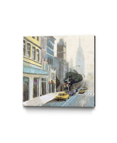 Giant Art 30" X 30" New York Museum Mounted Canvas Print In Blue