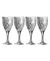 Belleek Pottery Renmore Goblet, Set Of 4 In Clear