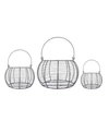 DESIGN IMPORTS VINTAGE-LIKE BASKET SET OF 3