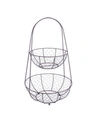 Design Imports Chicken Wire Tiered Stand In Copper