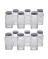 DESIGN IMPORTS 12 PIECES SPICE JAR SET WITH CHALKBOARD LABELS