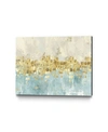 Giant Art 36" X 24" Dancing Stars Museum Mounted Canvas Print In Blue