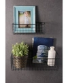 Design Imports Medium 2-pc. Wire Wall Basket Set In Black