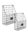 DESIGN IMPORTS FARMHOUSE 2-PC. FILE BASKET SET