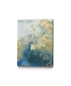 Giant Art 36" X 24" Ocean Splash Ii Museum Mounted Canvas Print In Blue