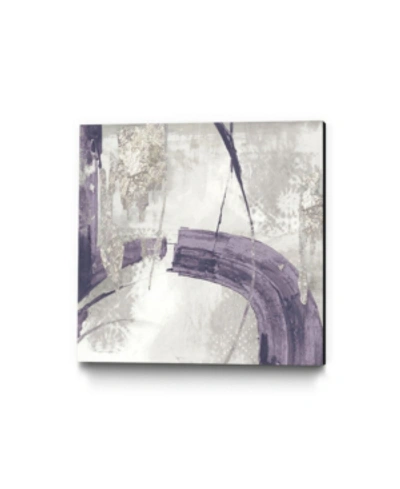 Giant Art 30" X 30" Ink I Lavender Version Museum Mounted Canvas Print In Purple