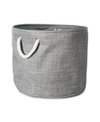 Design Imports Polyester Bin Variegated Rectangle Medium In Gray