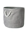 Design Imports Polyester Bin Variegated Rectangle Medium In Gray