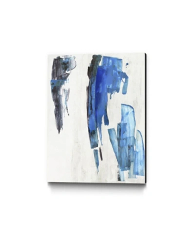 Giant Art 20" X 16" Touch Of Museum Mounted Canvas Print In Blue