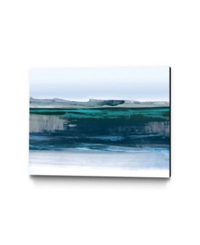 Giant Art 40" X 30" Smooth Museum Mounted Canvas Print In Blue