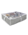 Design Imports Medium Under-the-bed Soft Storage Set Of 2 In Gray