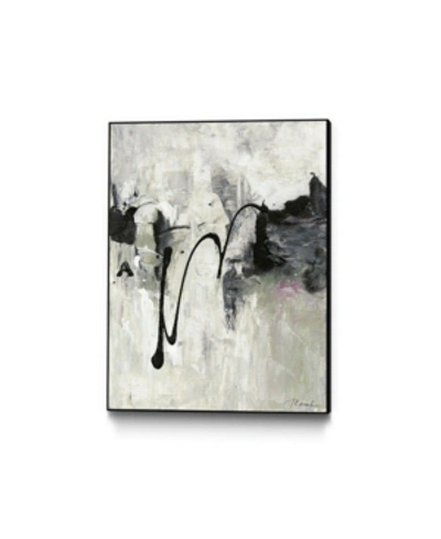 Giant Art 40" X 30" Magic Energy I Art Block Framed Canvas In Tan