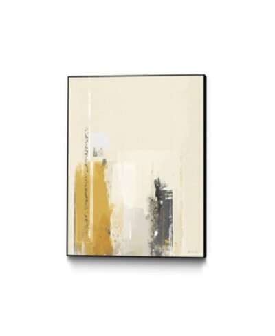 Giant Art 20" X 16" Deeper Shadows Ii Art Block Framed Canvas In Yellow