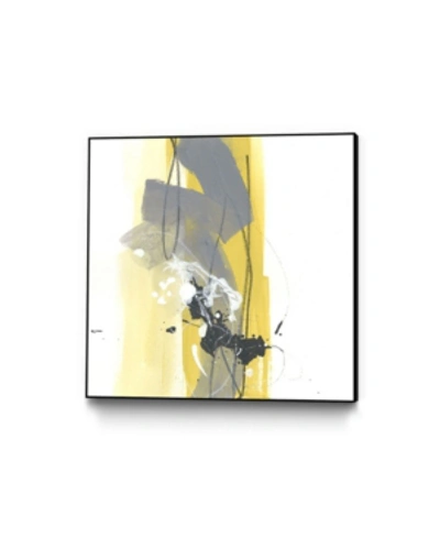Giant Art 30" X 30" Catch Phrase I Art Block Framed Canvas In Yellow