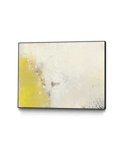 Giant Art 32" X 24" Lux I Art Block Framed Canvas In Yellow