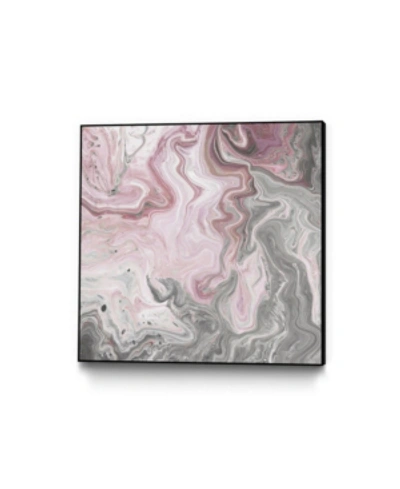 Giant Art 30" X 30" Blush Minerals I Art Block Framed Canvas In Pink