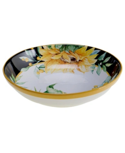 Certified International Sunflower Fields Serving Bowl In Multicolor