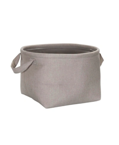 Household Essentials Round Soft-sided Multipurpose Laundry Basket In Gray