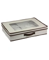 Household Essentials Flatware Storage Box In Brown
