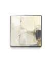 Giant Art 30" X 30" Pique Vi Art Block Framed Canvas In Tan