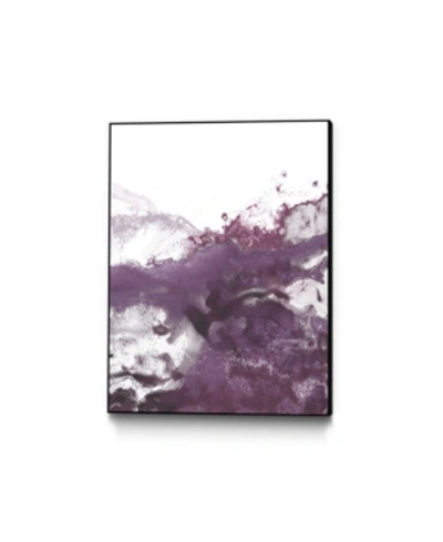 Giant Art 14" X 11" Wave Iv Art Block Framed Canvas In Pink