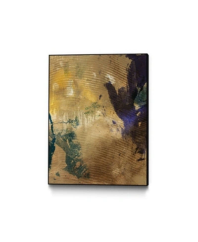Giant Art 24" X 18" Amber Haze I Art Block Framed Canvas In Brown