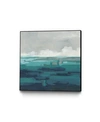 GIANT ART 30" X 30" SEA FOAM VISTA I ART BLOCK FRAMED CANVAS