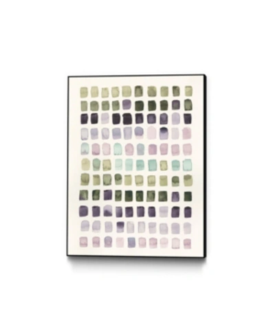 Giant Art 20" X 16" Serene Color Swatches I Art Block Framed Canvas In Multi