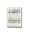 GIANT ART 28" X 22" SERENE COLOR SWATCHES I ART BLOCK FRAMED CANVAS