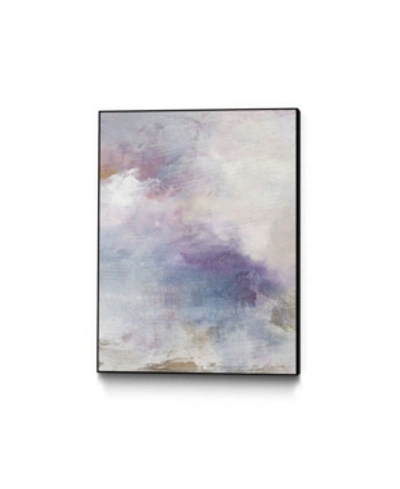 Giant Art 14" X 11" Escaping Light I Art Block Framed Canvas In Pink