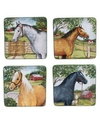 Certified International Clover Farm 4-pc. Salad Plates Asst. In Multicolored