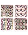 Certified International Napa 4-pc. Canape Plates Asst. In Multicolored