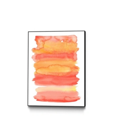 Giant Art 40" X 30" Tangerine Ii Art Block Framed Canvas In Orange
