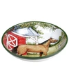 Certified International Clover Farm Serving Bowl In Multicolored
