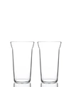 BOMSHBEE ANGLE TAPER HIGH BALL GLASSES - SET OF 2