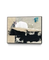 Giant Art 14" X 11" Modern Collage Vi Art Block Framed Canvas In Tan