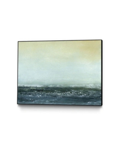 Giant Art 40" X 30" Sea View Vi Art Block Framed Canvas In Tan