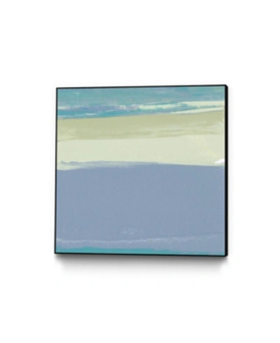 Giant Art 20" X 20" Coast I Art Block Framed Canvas In Blue