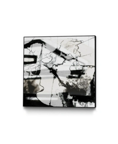 Giant Art 30" X 30" In Motion Iii Art Block Framed Canvas In Black