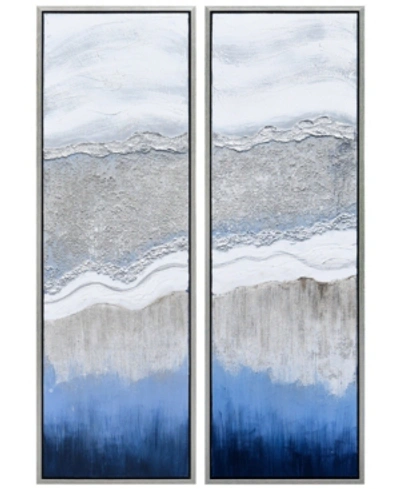 Empire Art Direct Sand Art Textured Metallic Hand Painted Wall Art Set By Martin Edwards, 60" X 20" X 1.5" In Multi