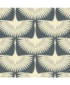 TEMPAPER FEATHER FLOCK PEEL AND STICK WALLPAPER
