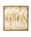 COSMOLIVING BY COSMOPOLITAN BEIGE GLAM ABSTRACT CANVAS WALL ART, 24 X 24