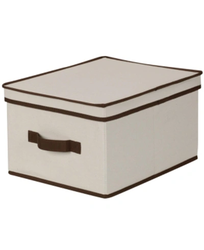 Household Essentials Canvas Large Storage Box