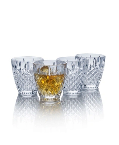 Mikasa Harding Double Old Fashioned Glasses, Set Of 4 In Clear