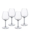 Villeroy & Boch Purismo Red Wine Intricate And Delicate Glass, Set Of 4 In Clear