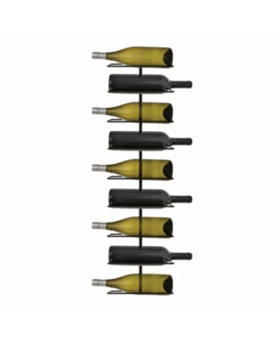 True Align Wall-mounted Wine Rack In Black