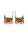 Viski Admiral Crystal Tumblers, Set Of 2, 9 oz In Clear