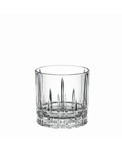 Spiegelau Perfect Serve Single Old Fashioned Glass Set, Set Of 4, 9.5 oz In Clear