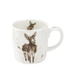 Wrendale Designs Gentle Jack Mug - Set Of 4 In White